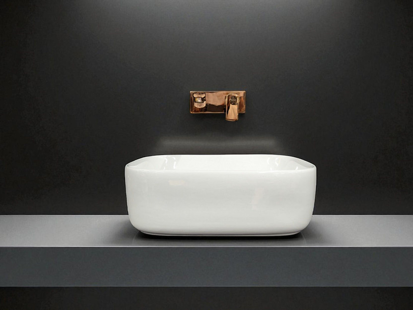 DELTA DELTA Premium White Ceramic Wash Basin(White) (16x12x6)(White-Round) Table Top Basin(White) - Flipkart Deal