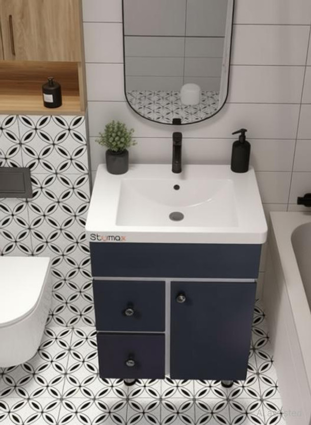 Stymax WASH BASIN =385 Table Top Basin(GREY)