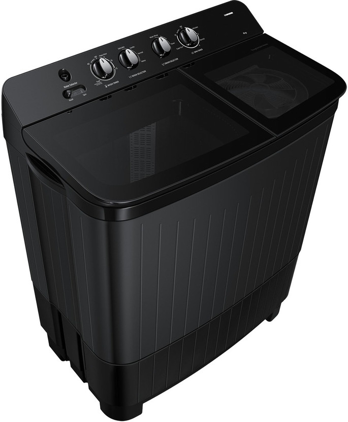 Samsung Samsung 8/8 kg Washer with Dryer with In-built Heater Black(Semi Controlling WT08A4260GD/TL) - Flipkart Deal