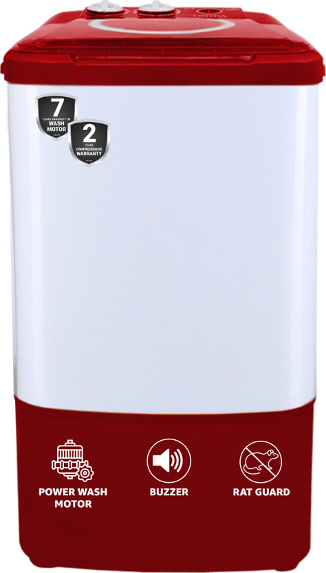 ONIDA 7 kg Washer only White, Maroon(W70W)