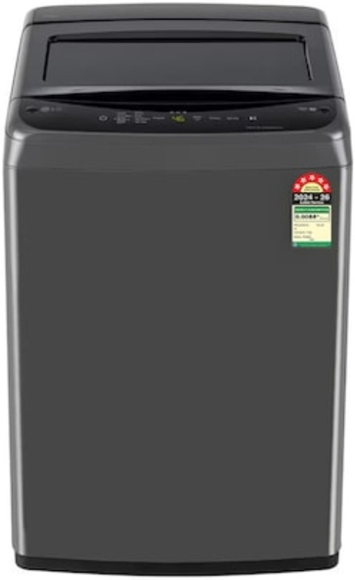 LG 7 kg 5 Star, Smart Inverter Technology, TurboDrum, Smart Diagnosis with Soft Closing Door Fully Automatic Top Load Washing Machine Black(T70VBMB1Z)