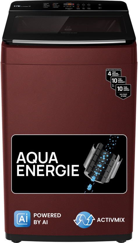 IFB 7 kg 5 Star with Deep Clean Technology, ActivMix, Powered by AI, with Aqua Energie, Soft Close Door, Fully Automatic Top Load Washing Machine Red(TL701WR2)