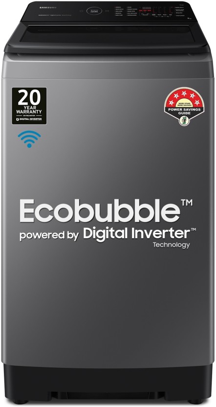 SAMSUNG 9 Kg WiFi Enabled Inverter 5 Star With Ecobubble Technology ...