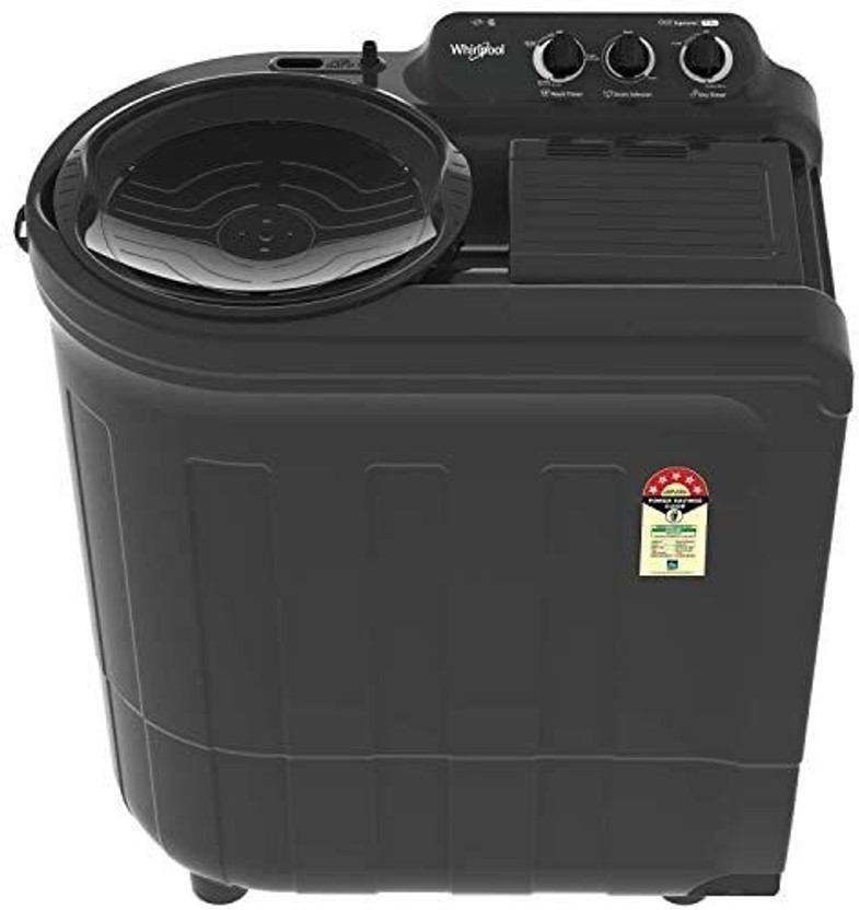Whirlpool 7.5 kg Semi Automatic Top Load Washing Machine Grey(Ace 7.5 Super Soak Grey Dazzle)