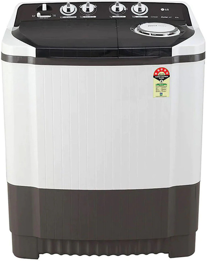LG 8 kg Semi Automatic Top Load Washing Machine White, Grey(P8015SGAZ)