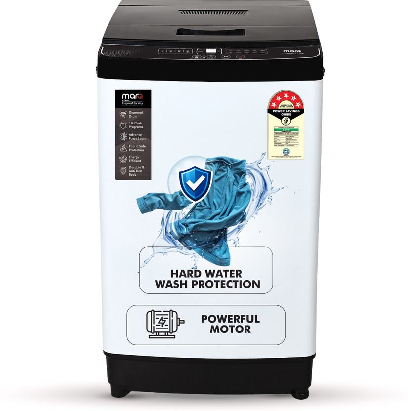 MarQ by Flipkart 7.5 kg Fully Automatic Top Load Washing Machine Grey(MQTL755NNNPG)