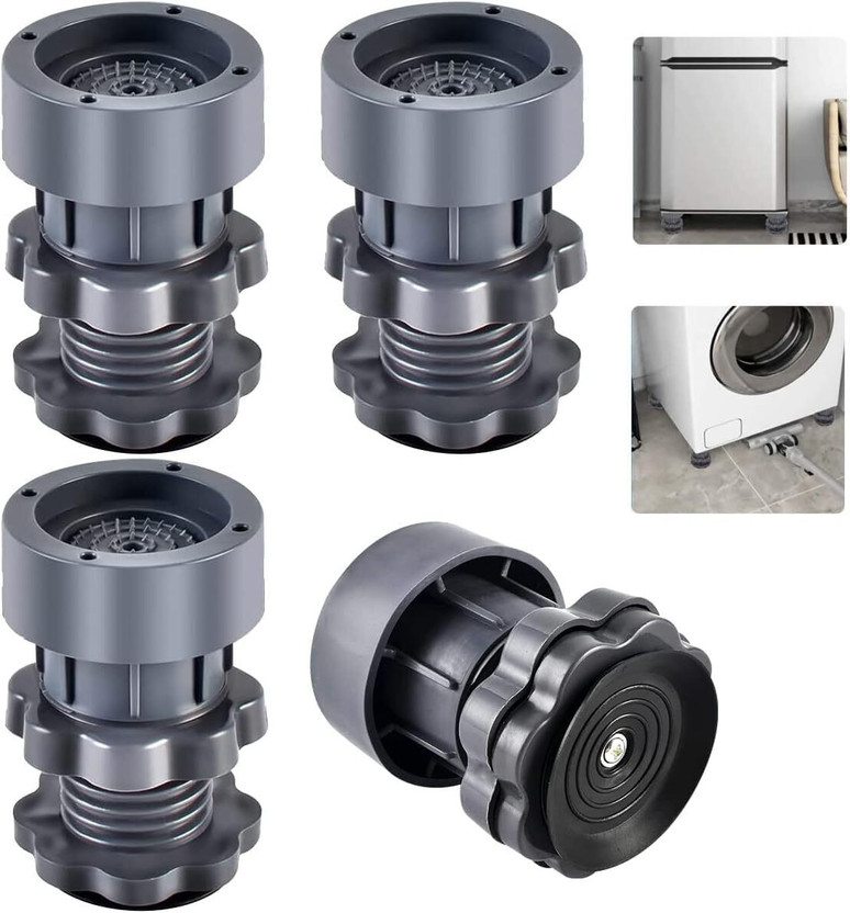 GaxQuly Washing Machine Anti Vibration Pads Height Adjustable Feet Support Fridge,Cooler Appliance Knob