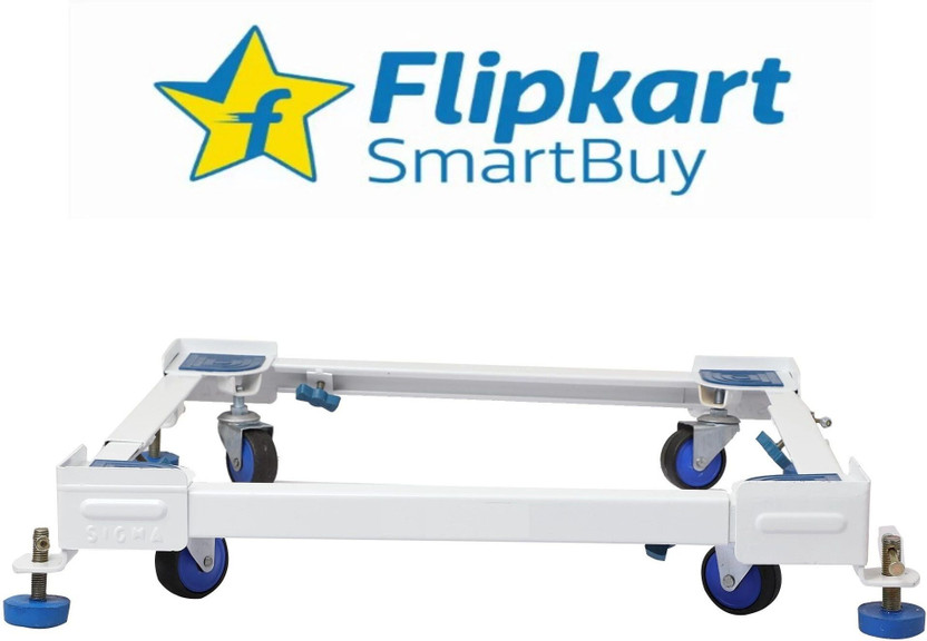 Flipkart SmartBuy Water Cooler, Air Cooler, Washing Machine Top Load, Front Load Heavy Duty Trolley Stand Material Iron(63 cm x 78 cm)