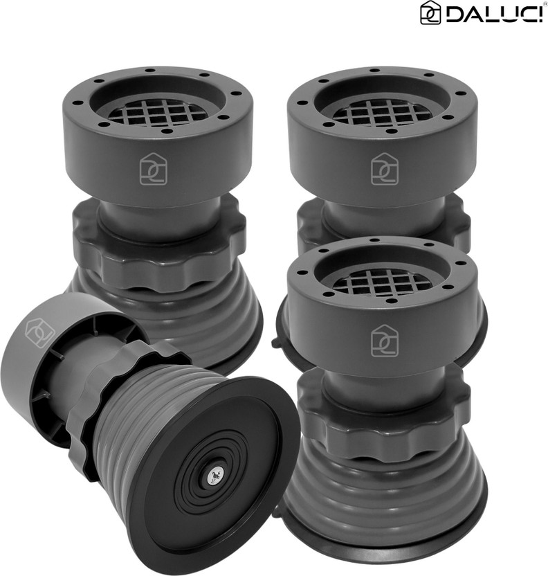 DALUCI Washing Machine, Refrigerator, Water Cooler, Air Cooler Material Plastic, Rubber(12 cm x 12 cm)