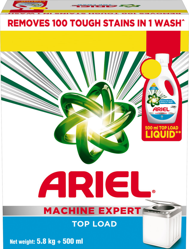Ariel Matic Detergent Powder Top Load- 5.8kg Detergent Powder(5.8 kg)