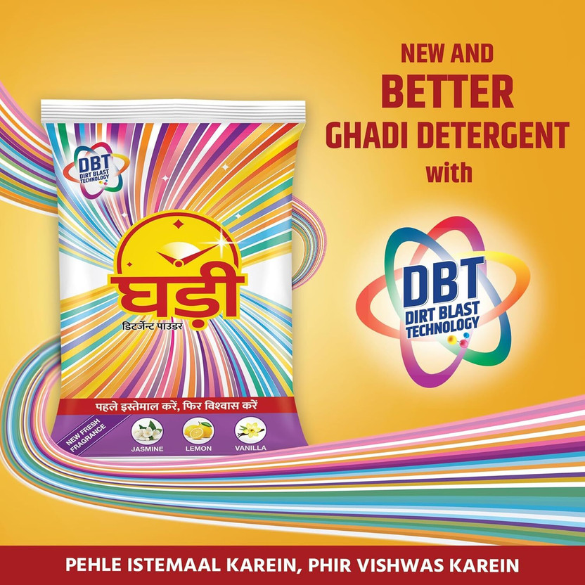 Ghadi Washing Detergent Powder Detergent Powder (Advanced)(1 kg)