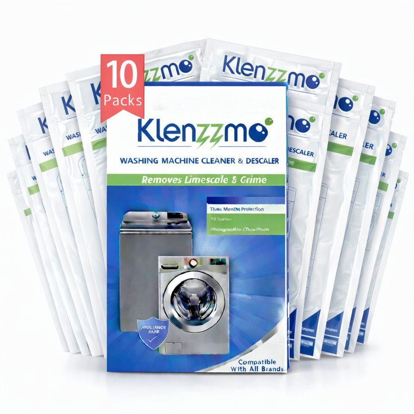 Horlite Klenzzmmo Washing Machine Drum Cleaner & Descaler Powder | Deep Clean (10 Pcs) Dishwashing Detergent(1000 g)