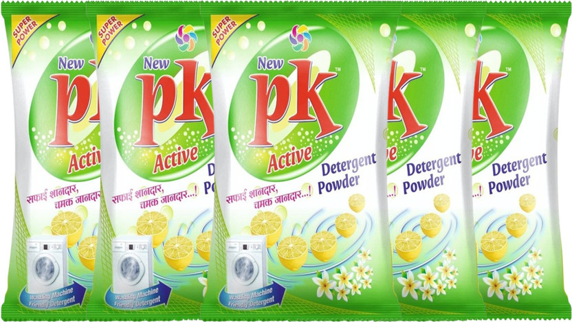 PK ACTIVE PK_ACTIVE_DETERGENT Detergent Powder (LEMON)(5 kg)