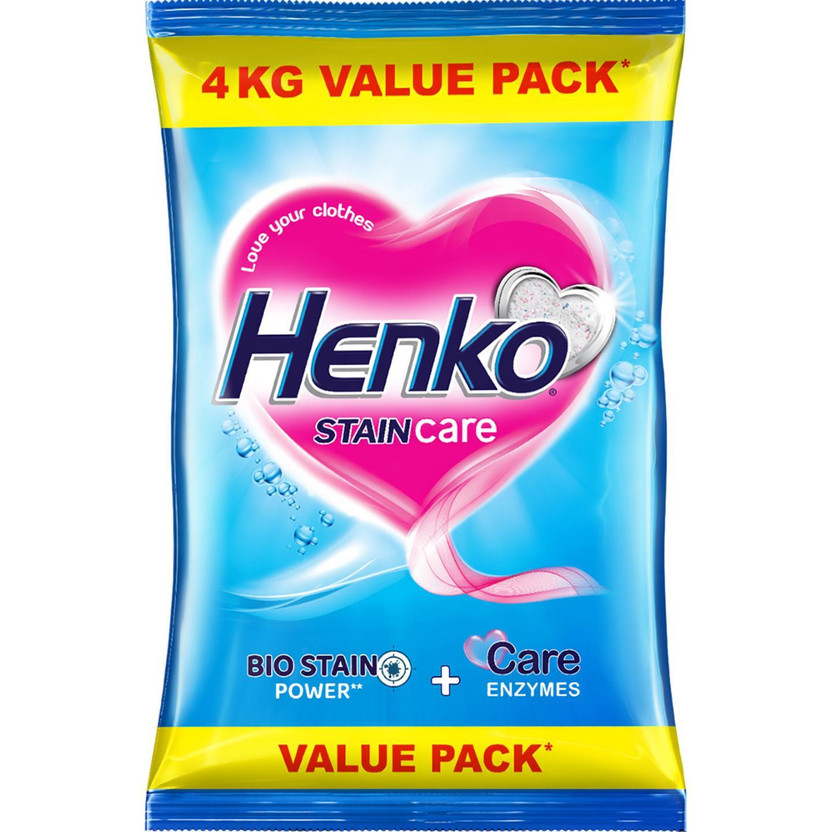 Henko Stain Care Detergent Powder(4 kg)