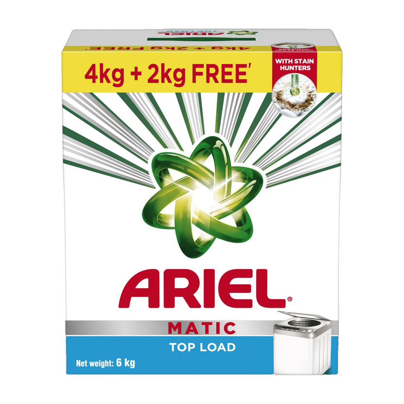 Ariel Matic Top Load Detergent Powder(4 kg)