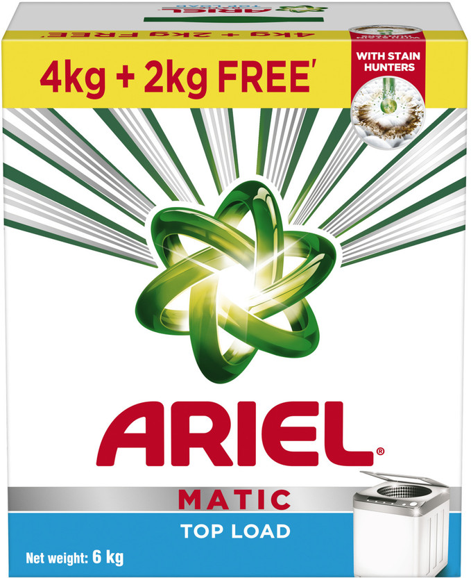 Ariel Matic Top Load (4+2kg) Detergent Powder(4 kg)