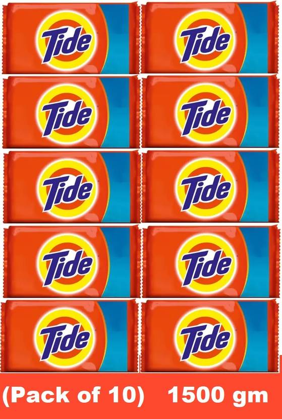 Tide Bar cleaning ^^ Hand Bar soap (Pack of 10) Detergent Bar Detergent Powder 1.5 kg Price in