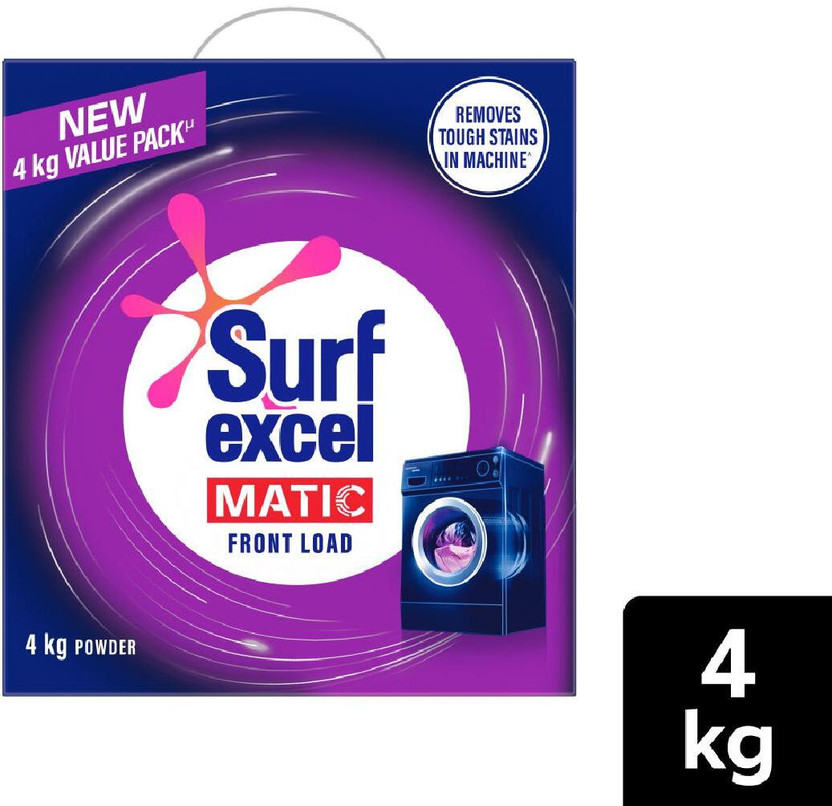 Surf excel Matic | Front Load | Detergent Powder(4000 g)