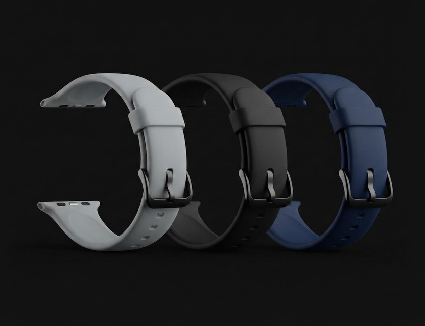 PREMBROTHERS PREMBROTHERS UltraWatch series 11,10 46mm,series 9/8/7/45mm,series 6/5/4 44mm,ultra 1,2 49 mm Silicone Watch Strap(Black, Blue, Grey) - Flipkart Deal