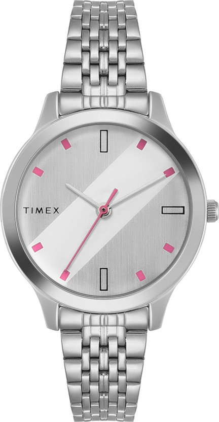 TIMEX TWTL10104 Silver Dial Analog Watch  - For Women