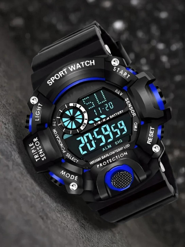SPLAZOS water resistance ip-65 Ultra Watch with Alarm & Water Resistance Feature Digital Watch  - For Boys