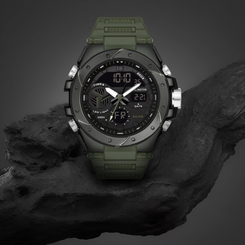 Carlington CT 9140 Green Endurance Series Analog-Digital Watch  - For Men