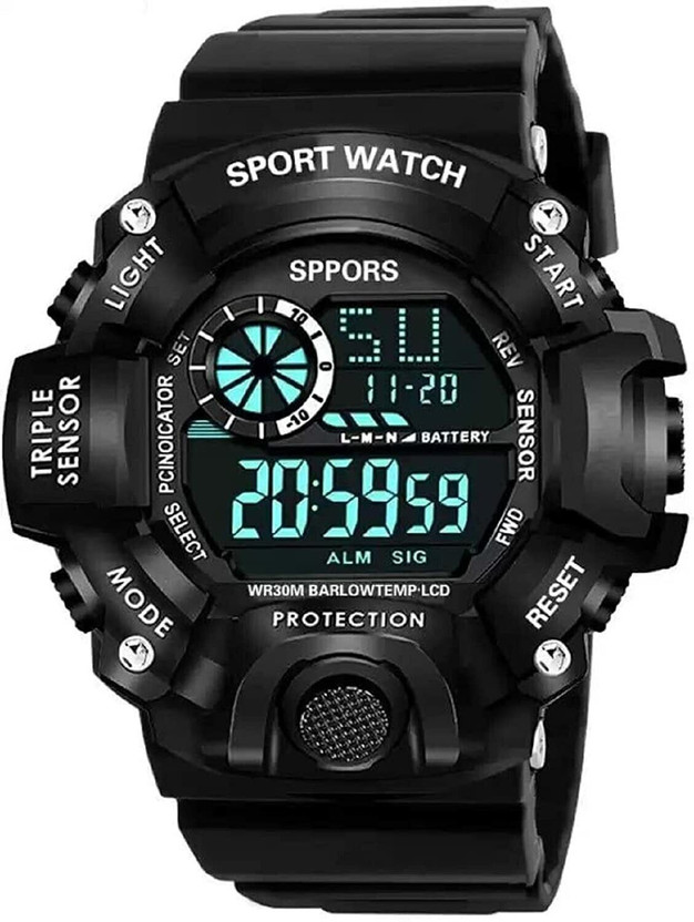 selloria DIGITAL KIDS-BOYS-G-SPORT LOOK BAND SHOCK CHRONOGRAPH RESISTANCE LUMINOUS Digital Watch  - For Boys