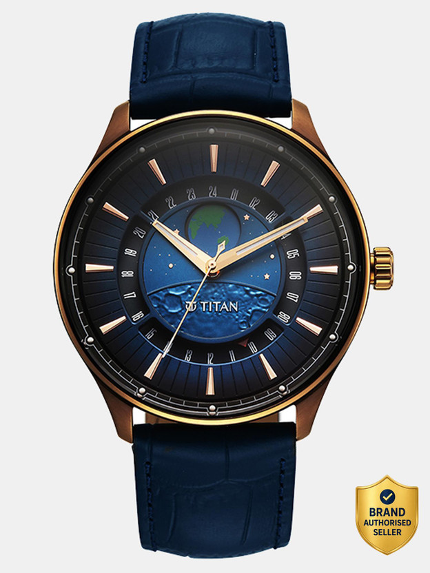 Titan Titan Stellar Titan Stellar Quartz Blue Round Dial Men's Watch / Analog Watch  - For Men