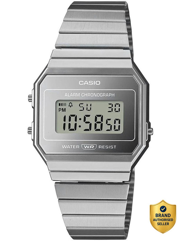 CASIO A700WEV-7ADF Vintage Digital Watch  - For Men & Women