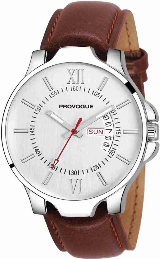 PROVOGUE Sports Formal Casual Series Analog Watch – For Men SK-PG-4078-WYT-BRWN Basic Analog Watch