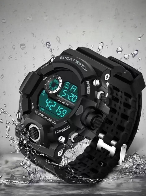 selloria selloria KIDS-G-SPORT LOOK BAND SHOCK CHRONOGRAPH RESISTANCE Digital Watch  - For Boys - Flipkart Deal