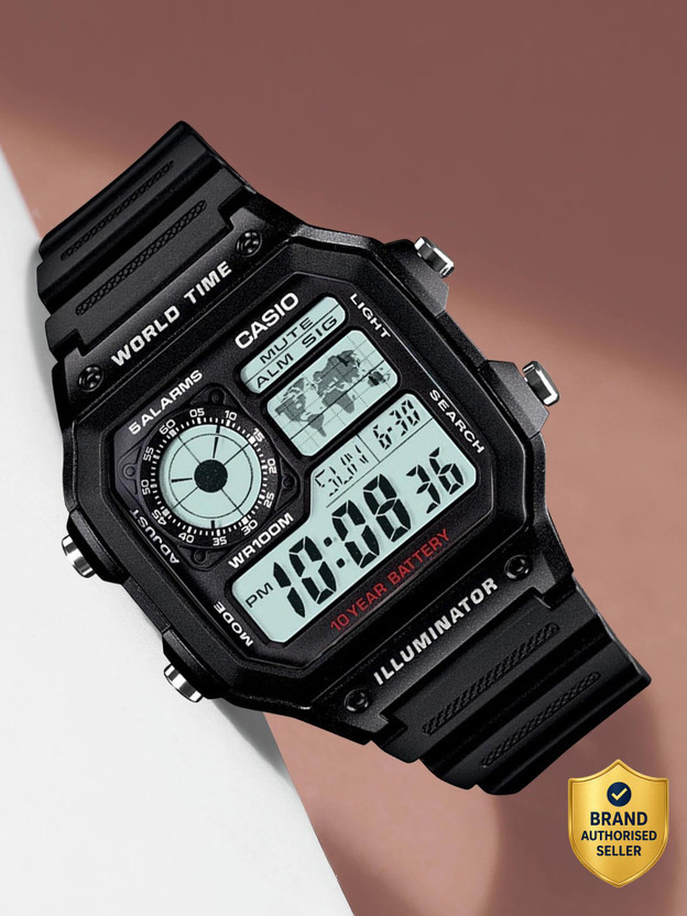 CASIO AE-1200WH-1AVDF Youth ( AE-1200WH-1AVDF ) Digital Watch  - For Men