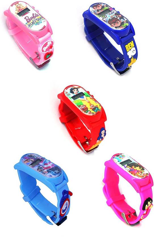 RAHI INDIA LED WATCH Set of 5 Avengers Cartoon Design Multicolor Silicone Band, for Kids Digital Watch - For Boys & Girls - Buy RAHI INDIA LED WATCH Set of 5 Avengers RAHI INDIA LED WATCH Set of 5 Avengers Cartoon Design Multicolor Silicone Band, for Kids Digital Watch - For Boys & Girls - Buy RAHI INDIA LED WATCH Set of 5 Avengers
