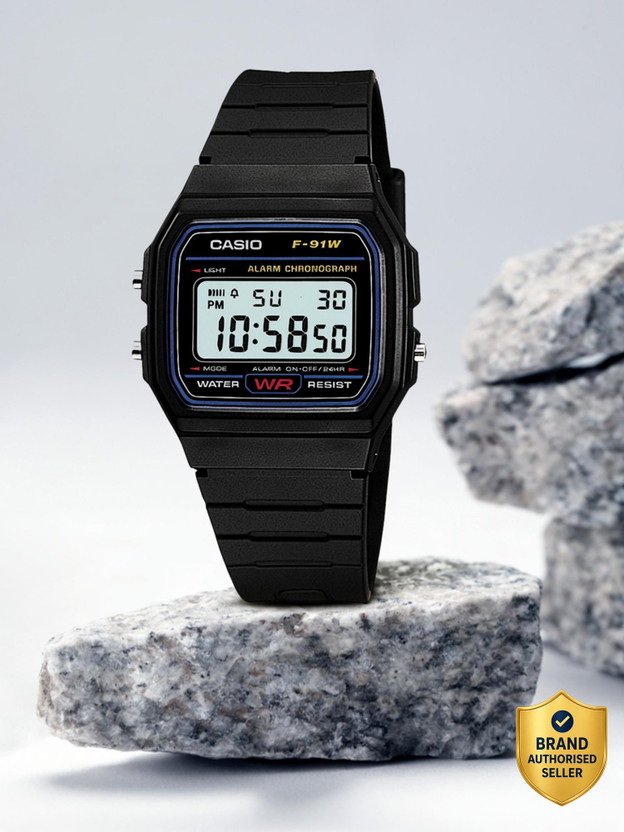 CASIO F-91W-1DG Youth ( F-91W-1Q ) Digital Watch  - For Men