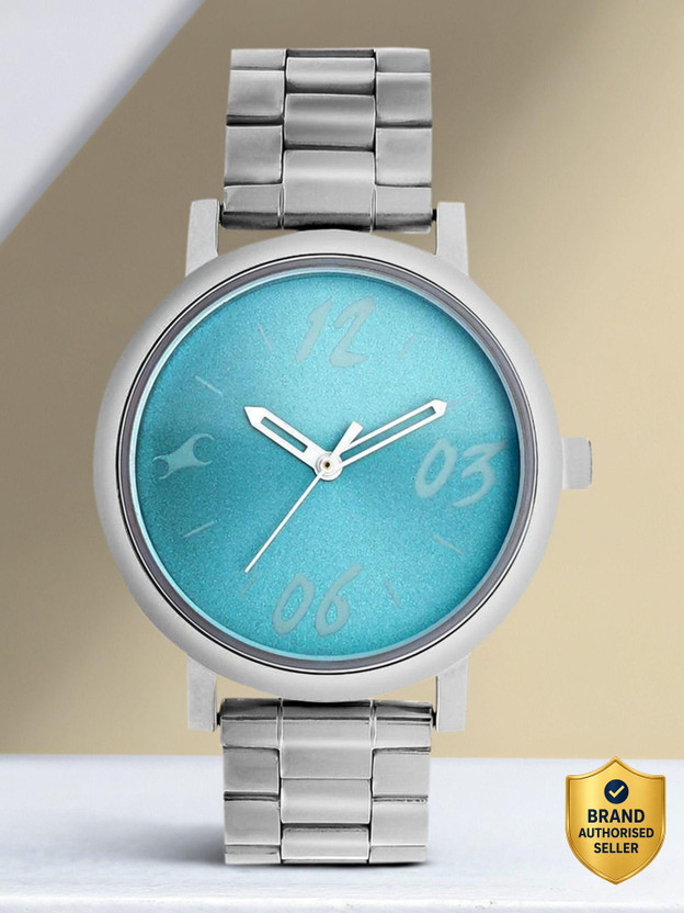 Fastrack Fastrack NP68010SM07 Fastrack Tropical Waters Blue Dial Silver MetalStrap Analog Watch  - For Girls - Flipkart Deal