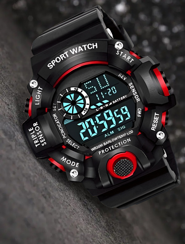 PANARS Water Resistance Automatic Digital Sports Watch for Men's Kids Watch for Boys Watch for Men Digital Watch  - For Men