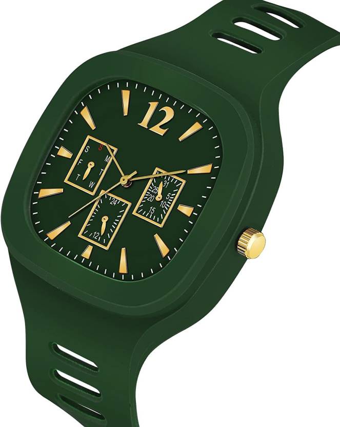 PELITOX Green Clock Analog Watch - For Men & Women - Buy PELITOX Green  Clock Analog Watch - For Men & Women Green watch Stylish Online at Best  Prices in India 