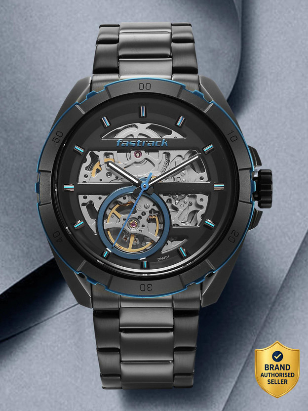 Fastrack Fastrack Automatics Fastrack Automatic Black Dial Stainless Steel Strap Analog Watch  - For Men