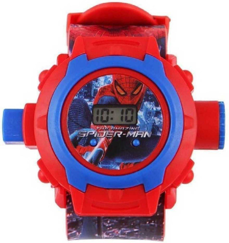 Zofix Digital 24 Spiderman Wonderful Projector Kids, Diwali Gift, Kids Love Watches Digital Watch  - For Boys & Girls