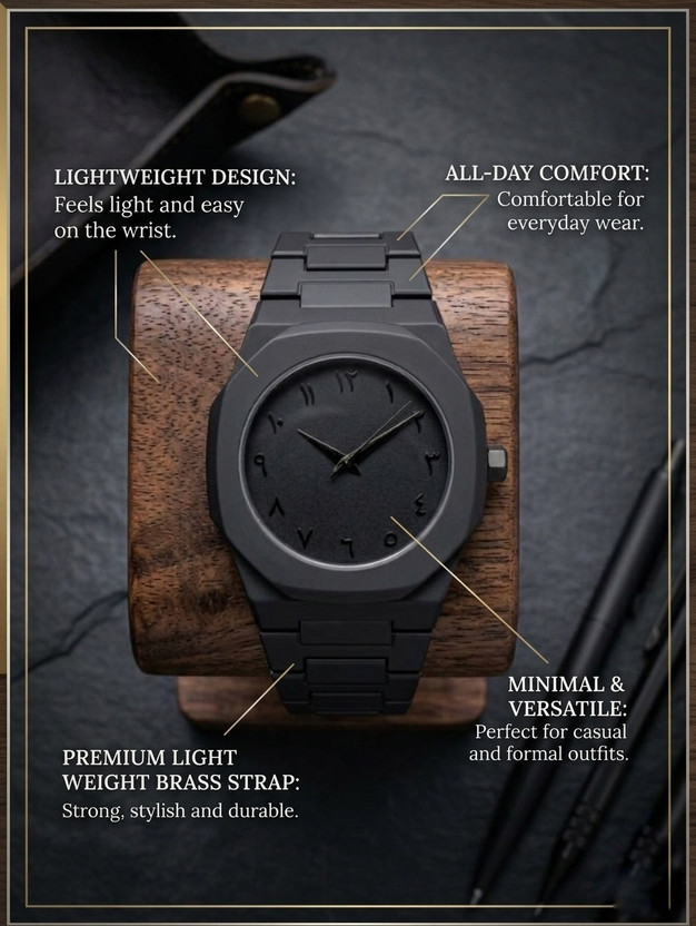 Arabic BLK-OCT-ARABIC-01 Octa Arabic Series Analog Watch  - For Men