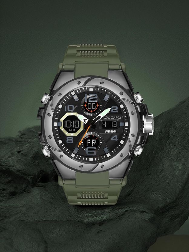 LOIS CARON Elegant Series Square Quartz Boys Watch - Image 6