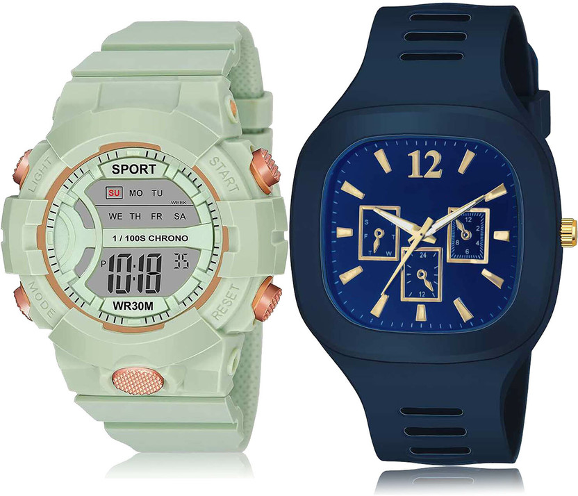 NEUTRON Analog-Digital Watch - For Men - Buy NEUTRON Analog-Digital Watch -  For Men Modern Chronograph 2 Watch Combo For Boys And Men - DG35-BC46  Online at Best Prices in India | Flipkart.com