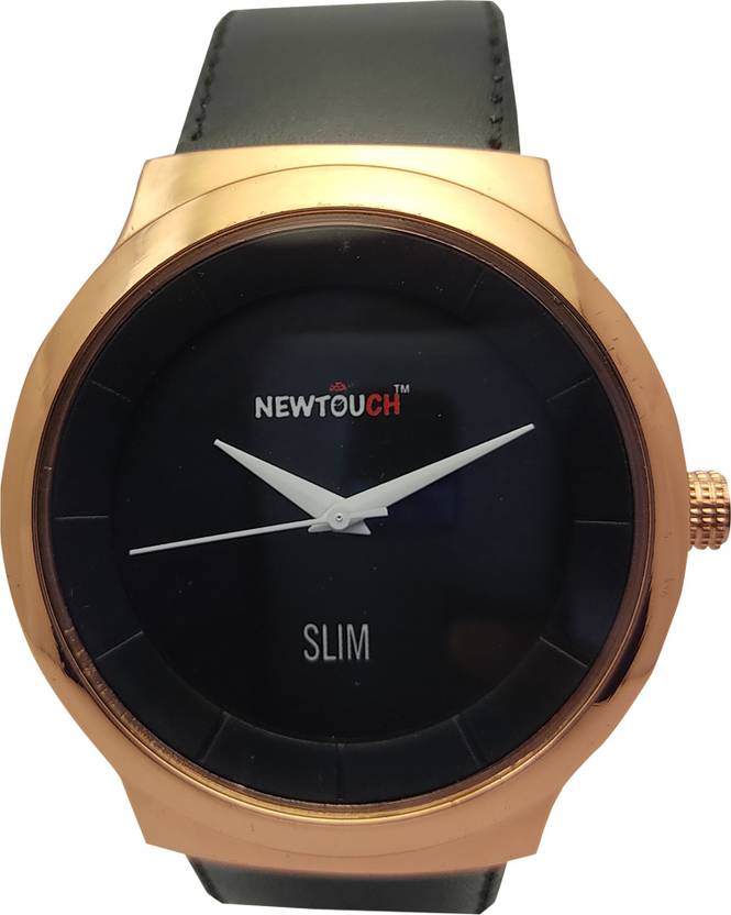 NewTouch Latest Design Golden Color With Black Round Analog Watch - For Men  u0026 Women - Buy NewTouch Latest Design Golden Color With Black Round Analog  Watch - For Men u0026 Women