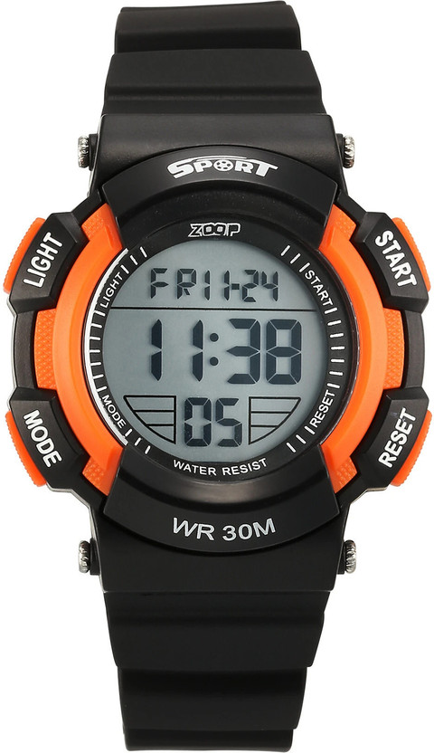 Zoop Zoop Integrated Zoop Digital Dial Black Plastic Strap Digital Watch  - For Boys & Girls