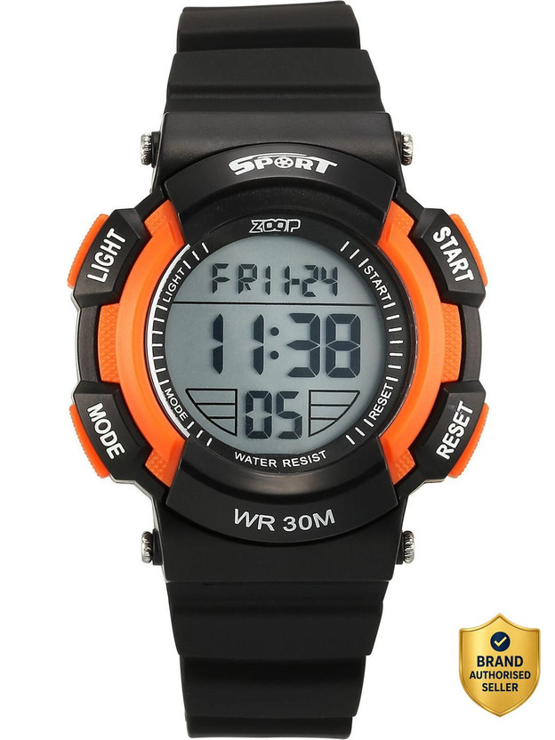 Zoop byTitan Zoop Integrated Zoop Digital Dial Black Plastic Strap Digital Watch  - For Boys & Girls