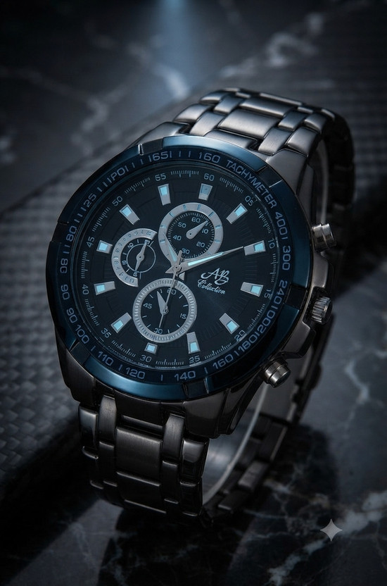 AB Collection Casino Style Analog Watch  - For Men