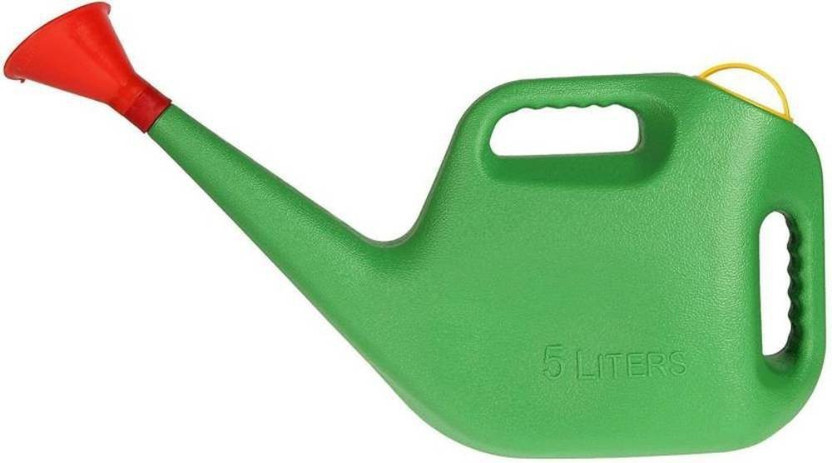 Divine Tree Garden Watering Can For Outdoor & Indoor Plants Made By High Quality Durable Material 5 L Water Cane(Green, Pack of 1)