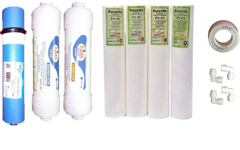 Shopping Store Ro Service Inline Filter set Modl111 Solid Filter Cartridge(0.5, Pack of 12)