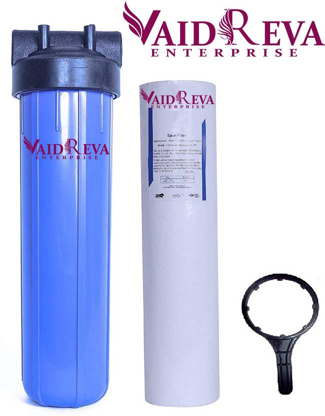 VAIDREVA 20 Inch Jumbo Big Blue Whole House Water Filter Spanner Key