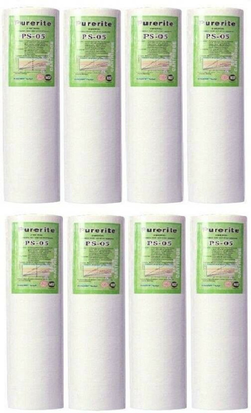 Kemflow candle K8 Solid Filter (5, Pack of 8) Solid Filter Cartridge(0.005, Pack of 8)